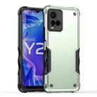 For vivo Y21 / Y21s / Y33 Non-slip Shockproof Armor Phone Case(Green) - 1