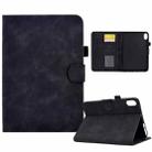 For iPad 10th Gen 10.9 2022 Embossed Smile Flip Tablet Leather Smart Case(Black) - 1