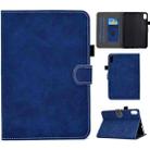 For iPad 10th Gen 10.9 2022 Cowhide Texture Tablet Leather Smart Case(Blue) - 1