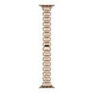 U-chain Metal Watch Band For Apple Watch Ultra 49mm / Series 8&7 45mm / SE 2&6&SE&5&4 44mm / 3&2&1 42mm(Rose Gold) - 1