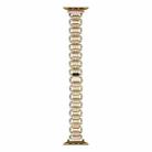 U-chain Metal Watch Band For Apple Watch Ultra 49mm&Watch Ultra 2 49mm / Series 9&8&7 45mm / SE 3&SE 2&6&SE&5&4 44mm / 3&2&1 42mm(Gold) - 1