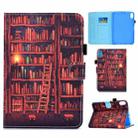 For  iPad 10th Gen 10.9 2022 Colored Drawing Stitching Smart Leather Tablet Case(Bookshelf) - 1