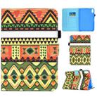 For iPad 10th Gen 10.9 2022 Colored Drawing Stitching Smart Leather Tablet Case(Folk-custom) - 1