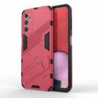 For Samsung Galaxy A14 5G Punk Armor 2 in 1 PC + TPU Shockproof Phone Case(Light Red) - 1