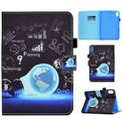 For iPad 10th Gen 10.9 2022 Colored Drawing Stitching Smart Leather Tablet Case(Lamp Bulb) - 1