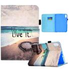 For iPad 10th Gen 10.9 2022 Colored Drawing Stitching Smart Leather Tablet Case(Love) - 1