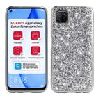 For Huawei P40 Lite Glitter Powder Shockproof TPU Protective Case(Silver) - 1