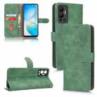 For Infinix Hot 12 Skin Feel Magnetic Flip Leather Phone Case(Green) - 1