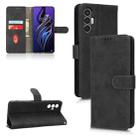 For Tecno Pova 3 Skin Feel Magnetic Flip Leather Phone Case(Black) - 1