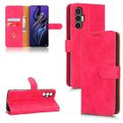 For Tecno Pova 3 Skin Feel Magnetic Flip Leather Phone Case(Rose Red) - 1