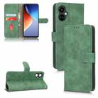 For Tecno Camon 19 Neo Skin Feel Magnetic Flip Leather Phone Case(Green) - 1