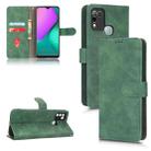 For Infinix Hot 10 Play Skin Feel Magnetic Flip Leather Phone Case(Green) - 1
