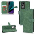 For Infinix Note 11 Pro Skin Feel Magnetic Flip Leather Phone Case(Green) - 1
