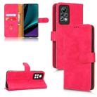 For Infinix Note 11 Pro Skin Feel Magnetic Flip Leather Phone Case(Rose Red) - 1