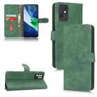 For Infinix Note 10 Skin Feel Magnetic Flip Leather Phone Case(Green) - 1