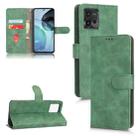 For Motorola Moto G62 4G Skin Feel Magnetic Flip Leather Phone Case(Green) - 1