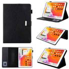 For iPad 10th Gen 10.9 2022 Solid Color Small Metal Buckle Leather Smart Tablet Case(Black) - 1