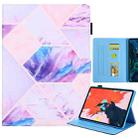 For iPad 10th Gen 10.9 2022 Colored Drawing Leather Smart Tablet Case(Colorful Grid) - 1