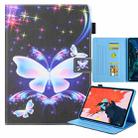 For iPad 10th Gen 10.9 2022 Colored Drawing Leather Smart Tablet Case(Big Color Butterfly) - 1