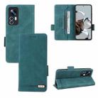 For Xiaomi 12T / 12T Pro / Redmi K50 Ultra Magnetic Clasp Leather Phone Case(Green) - 1