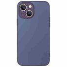 For iPhone 14 Plus AG Frosted Sweatproof Shockproof Phone Case(Purple) - 1