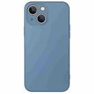 For iPhone 14 Plus AG Frosted Sweatproof Shockproof Phone Case(Navy Blue) - 1