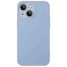 For iPhone 14 Plus AG Frosted Sweatproof Shockproof Phone Case(Sierra Blue) - 1