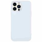 For iPhone 14 Pro Max AG Frosted Sweatproof Shockproof Phone Case(White) - 1