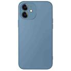For iPhone 12 AG Frosted Sweatproof Shockproof Phone Case(Navy Blue) - 1
