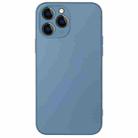 For iPhone 12 Pro Max AG Frosted Sweatproof Shockproof Phone Case(Navy Blue) - 1