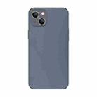 For iPhone 14 Electroplating AG Frosted Phone Case(Grey) - 1