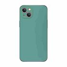 For iPhone 14 Plus Electroplating AG Frosted Phone Case(Green) - 1