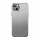 For iPhone 14 Plus Electroplating AG Frosted Phone Case(Silver Grey) - 1