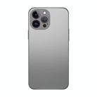 For iPhone 14 Pro Max Electroplating AG Frosted Phone Case(Silver Grey) - 1