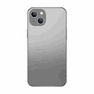 For iPhone 13 Electroplating AG Frosted Phone Case(Silver Grey) - 1
