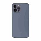For iPhone 13 Pro Max Electroplating AG Frosted Phone Case(Grey) - 1