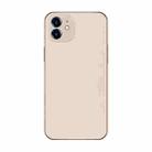 For iPhone 12 Electroplating AG Frosted Phone Case(Gold) - 1