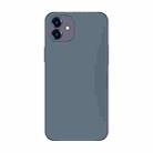 For iPhone 12 Electroplating AG Frosted Phone Case(Grey) - 1