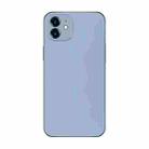 For iPhone 12 Electroplating AG Frosted Phone Case(Sierra Blue) - 1