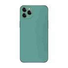 For iPhone 12 Pro Max Electroplating AG Frosted Phone Case(Green) - 1