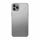 For iPhone 12 Pro Max Electroplating AG Frosted Phone Case(Silver Grey) - 1