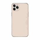 For iPhone 12 Pro Max Electroplating AG Frosted Phone Case(Gold) - 1