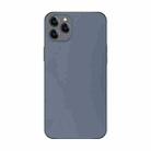 For iPhone 12 Pro Max Electroplating AG Frosted Phone Case(Grey) - 1