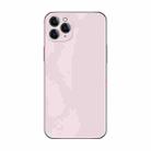 For iPhone 11 Pro Electroplating AG Frosted Phone Case(Pink) - 1