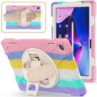 For Lenovo Tab M10 10.1 3rd Gen Silicone + PC Protective Tablet Case(Colorful Pink) - 1