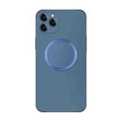 For iPhone 12 Pro Electroplating AG Frosted Magsafe Phone Case(Sea Blue) - 1