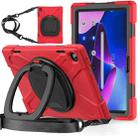 For Lenovo Tab M10 10.1 3rd Gen Silicone + PC Protective Tablet Case(Red) - 1