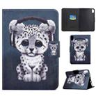 For iPad 10th Gen 10.9 2022 Electric Pressed Colored Drawing Smart Leather Tablet Case(Music Leopard) - 1