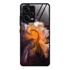 For Xiaomi Redmi Note 12 Pro 5G China Marble Pattern Glass Phone Case(Typhoon) - 1