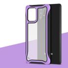 For Galaxy A91 Blade Series Transparent AcrylicProtective Case(Purple) - 1